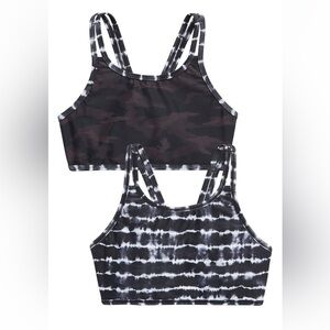COPY - ☀️ NWT Athleta Girl Camo Tie Dye Reversible Bikini Top XS (6)